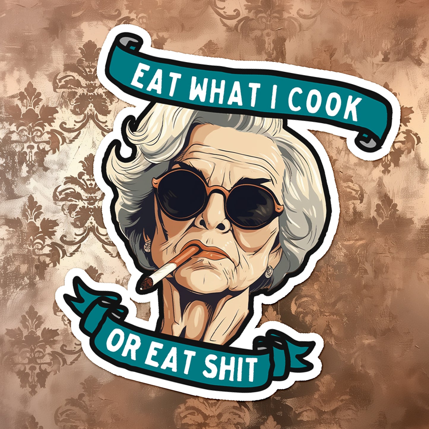 Eat Shit Sticker