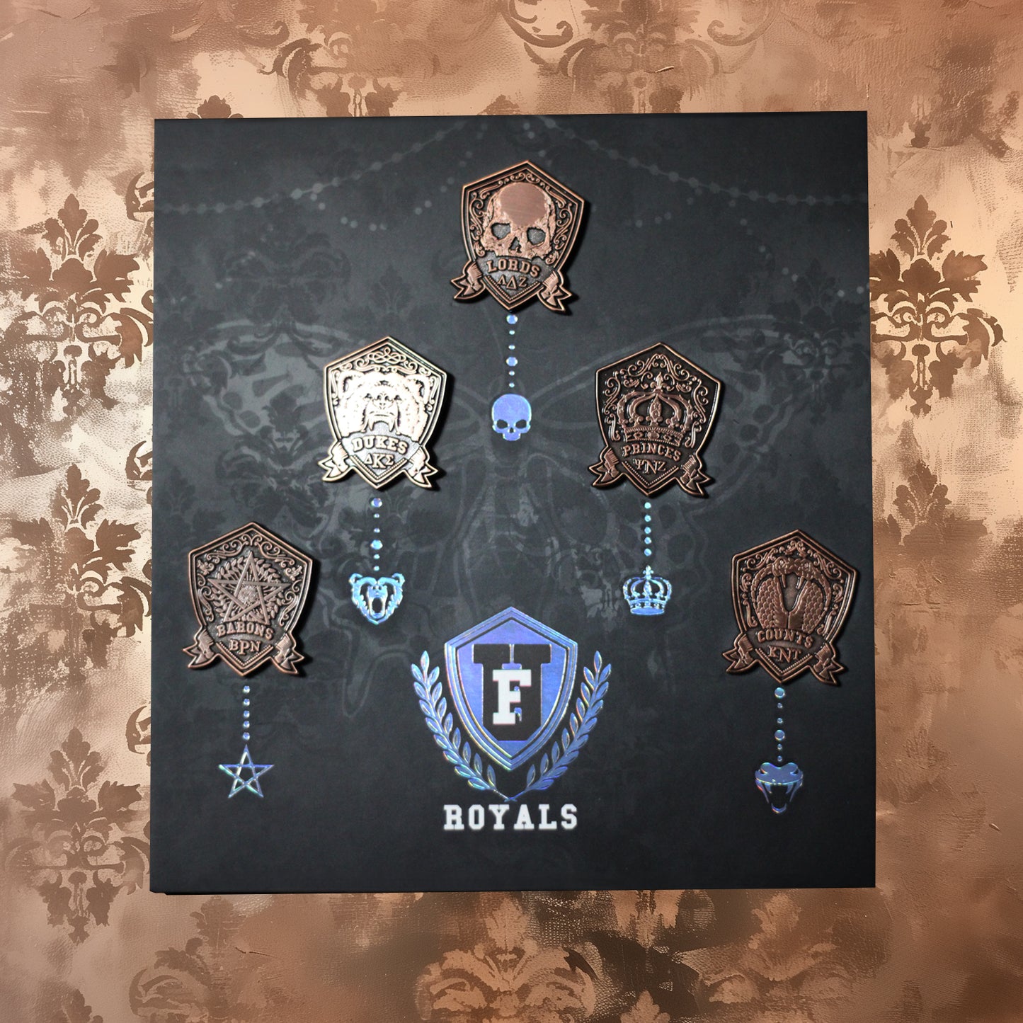 House Crest Pin Set