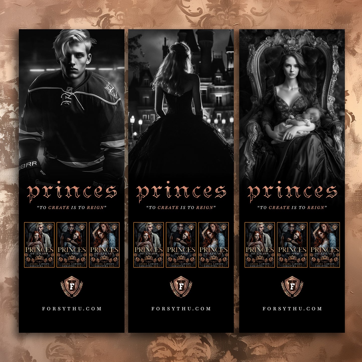 Princes Bookmark Set