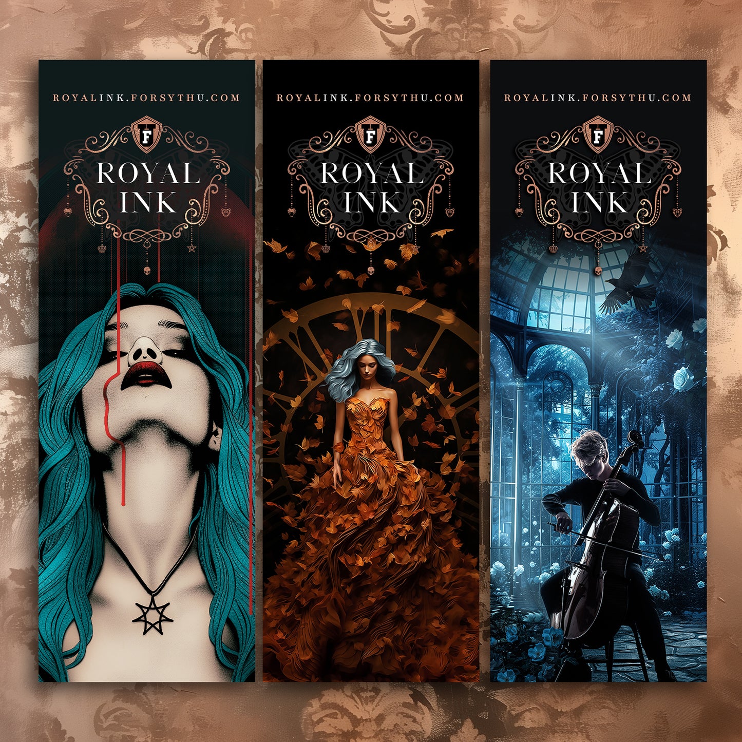 Royal Ink Bookmark Set